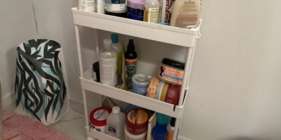 Slim Rolling Storage Cart Only $10 Shipped for Amazon Prime Members