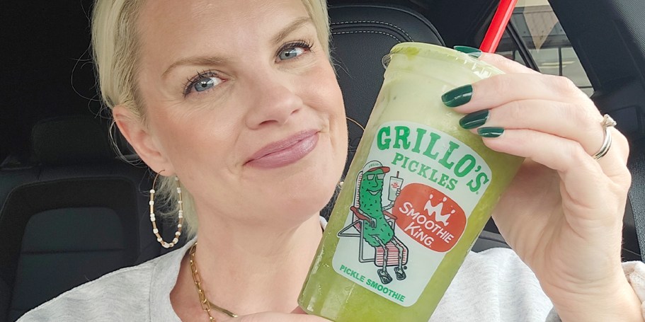 FREE Smoothie King Grillo’s Pickle Smoothie on 5/16 – No Purchase Needed!