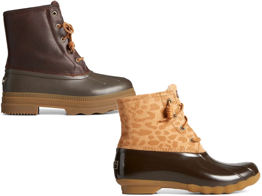 brown and cheetah boots 