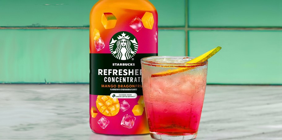 Starbucks Refreshers Concentrate Only $8.97 on Amazon