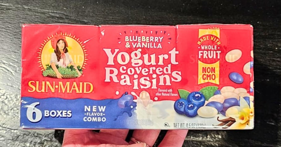 Sun-Maid Yogurt Covered Raisins 6-Count Only $2.53 Shipped on Amazon