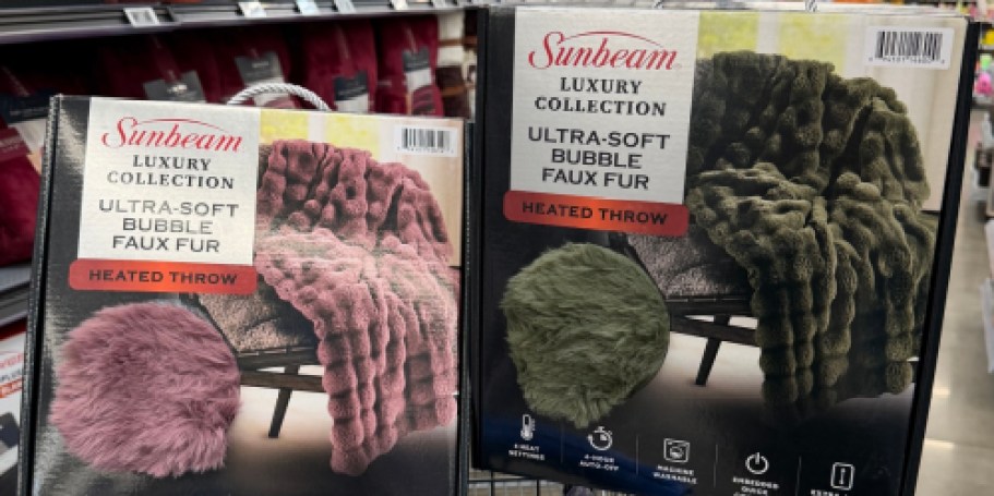Walmart’s Heated Blankets Are Back & Have Total Anthro Vibes!