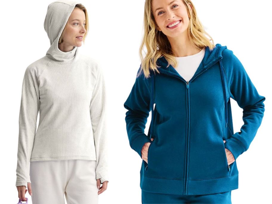 Stock images of two different Geartech jackets