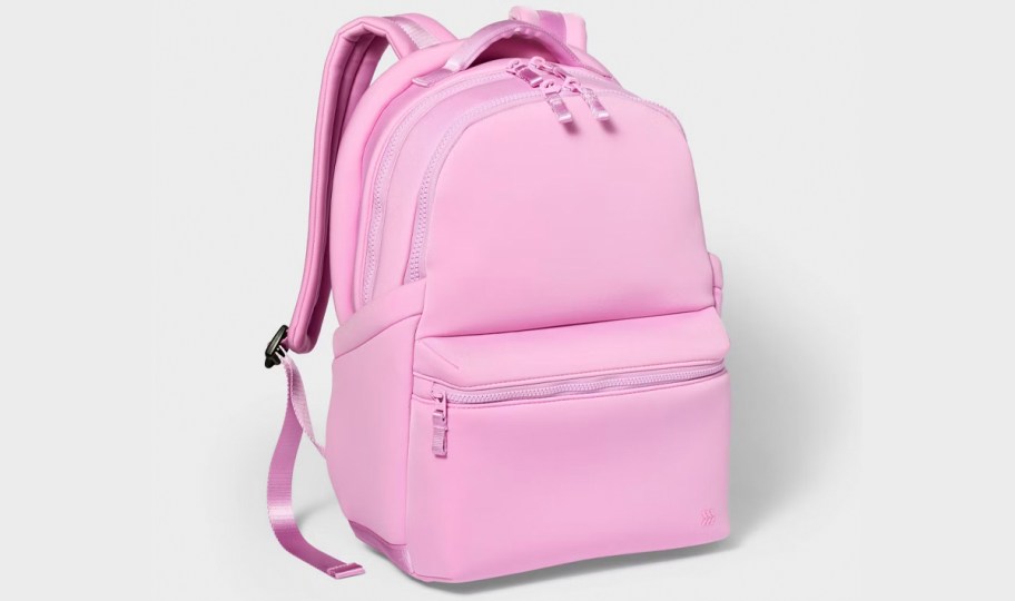 pink backpack