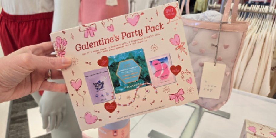 Galentine’s Party Pack Just $20 on Target.com ($67 Value) | Spa Day in a Box for 5 People!