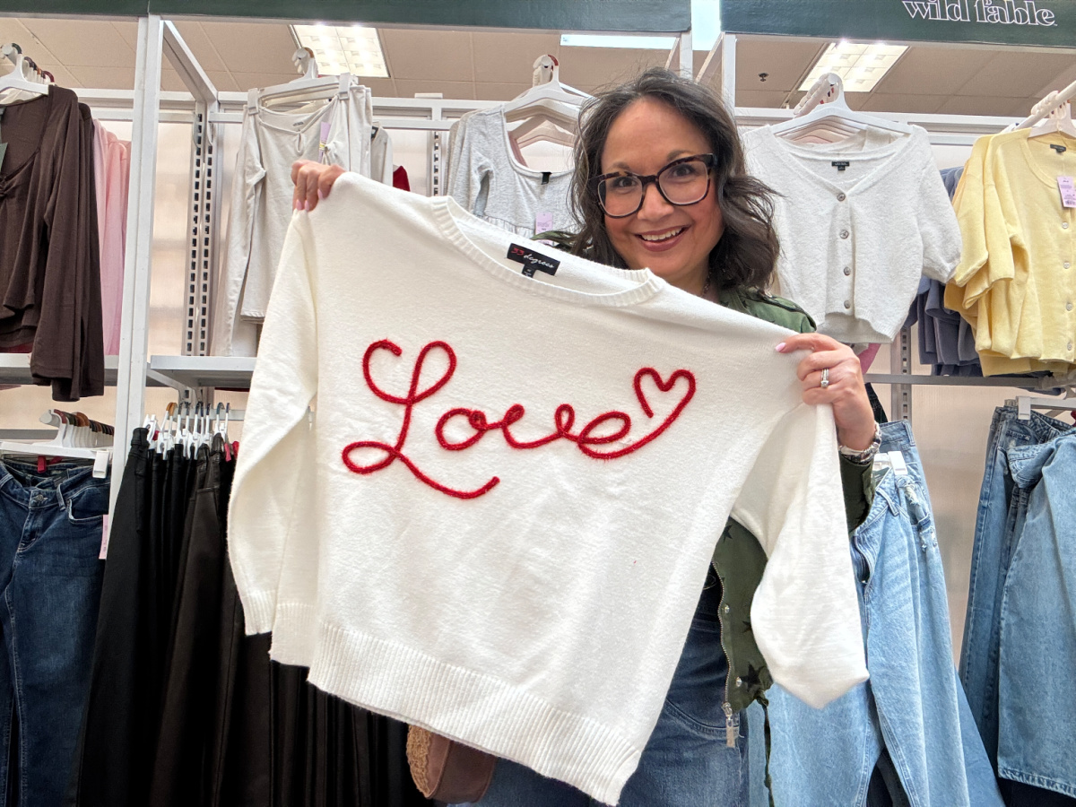 NEW Target Valentine’s Day Women’s Sweaters, Shirts, & More