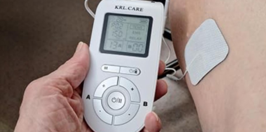 TENS Muscle Stimulator Only $16 on Amazon (Helps Relieve Muscle Pain!)