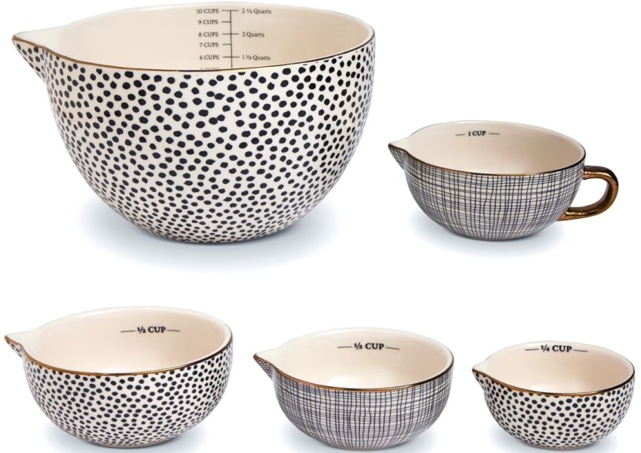  5 piece mixing bowl set 