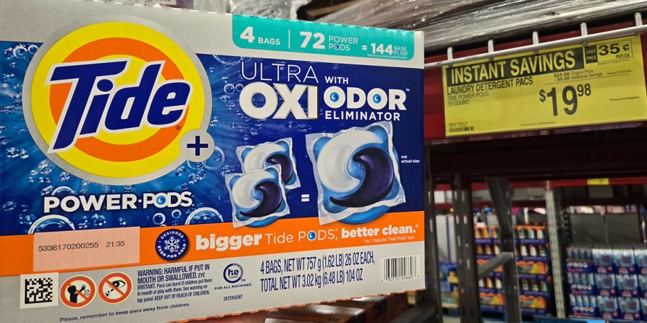 tide oxi power pods box