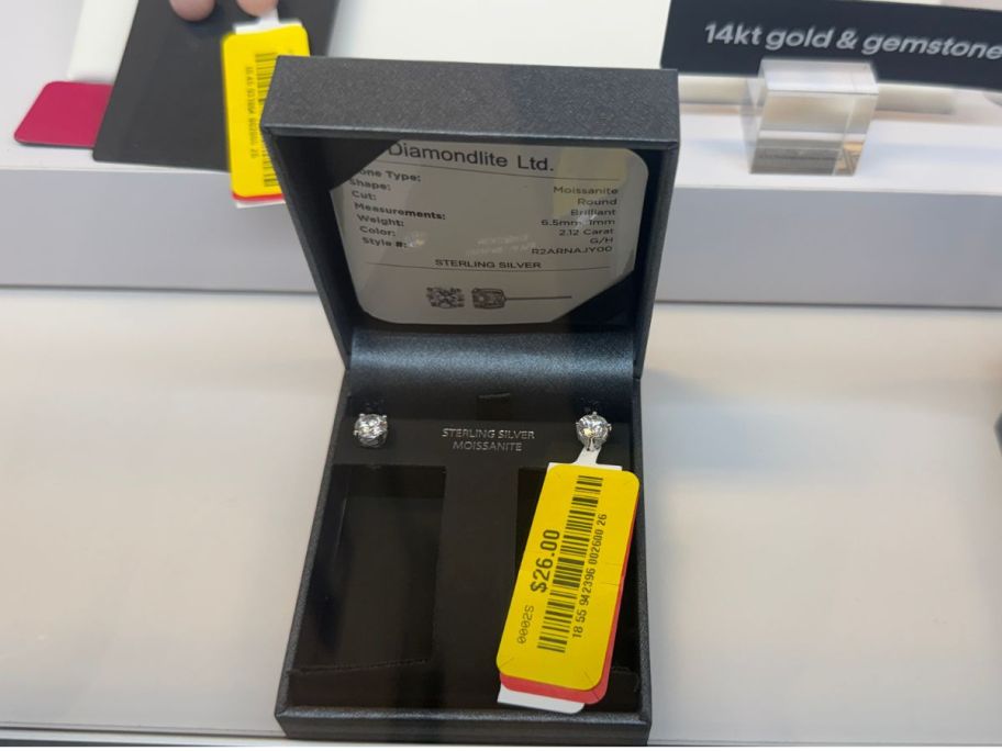 boxed earrings in tj maxx store