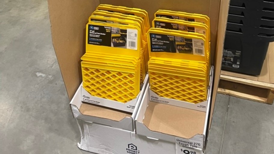 New Tote Divider for Lowe’s 27-Gallon Totes Just $9.98 Delivered for Rewards Members