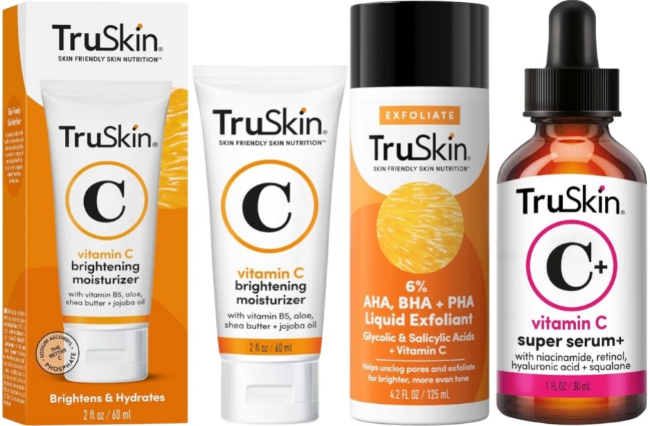 vitamin c moisturizer exfoliant and super serum