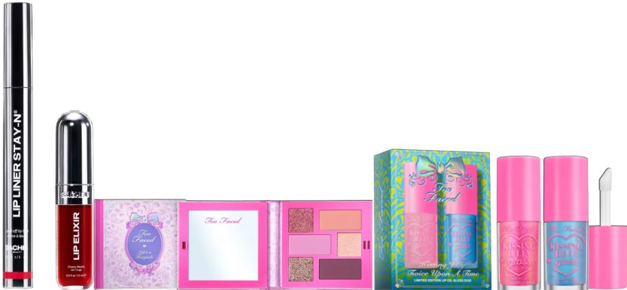 Various makeup sets from Ulta beauty.