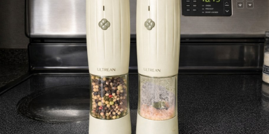 Electric Salt & Pepper Grinder Set Just $9.99 on Amazon