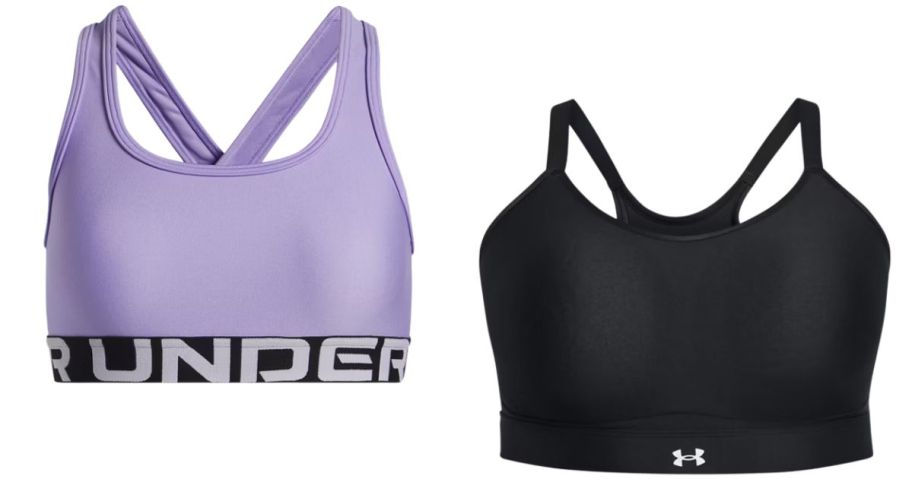 two under armour sports bras