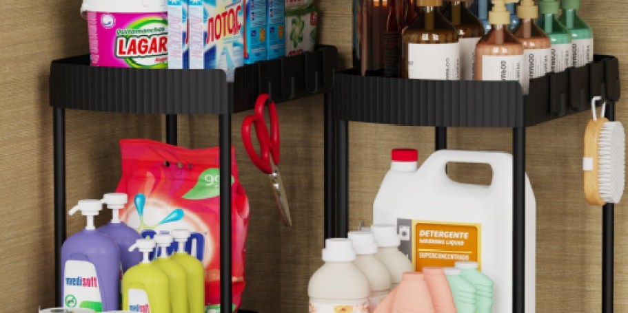 Under Sink Organizers 2-Pack Just $16.99 on Amazon (Reg. $28)