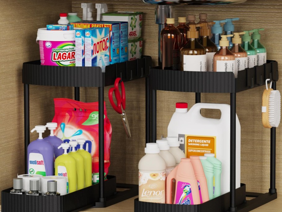 Under Sink Organizers 2-Pack Just $16.99 on Amazon (Reg. $28)