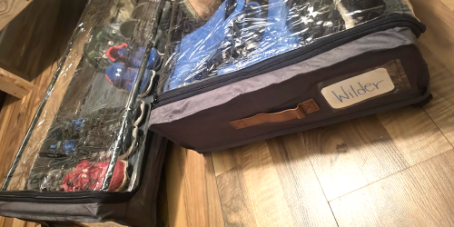 Under Bed Storage Containers w/ Wheels 2-Pack Only $28 on Amazon (Reg. $40)