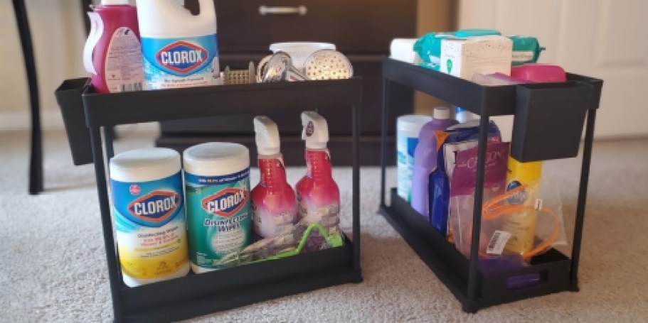 Under Sink Organizers 2-Pack Only $14.99 Shipped for Amazon Prime Members (Reg. $30)