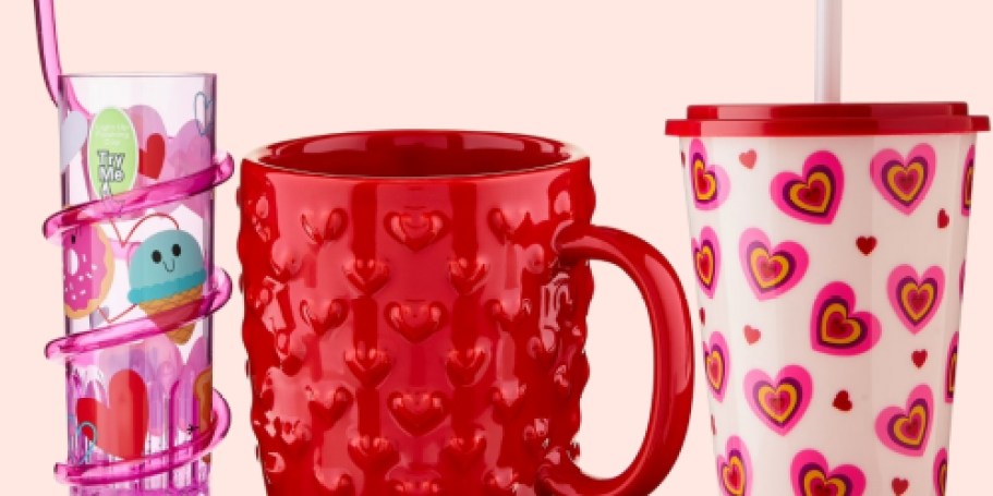 New Valentine’s Day Drinkware at Walmart from $1