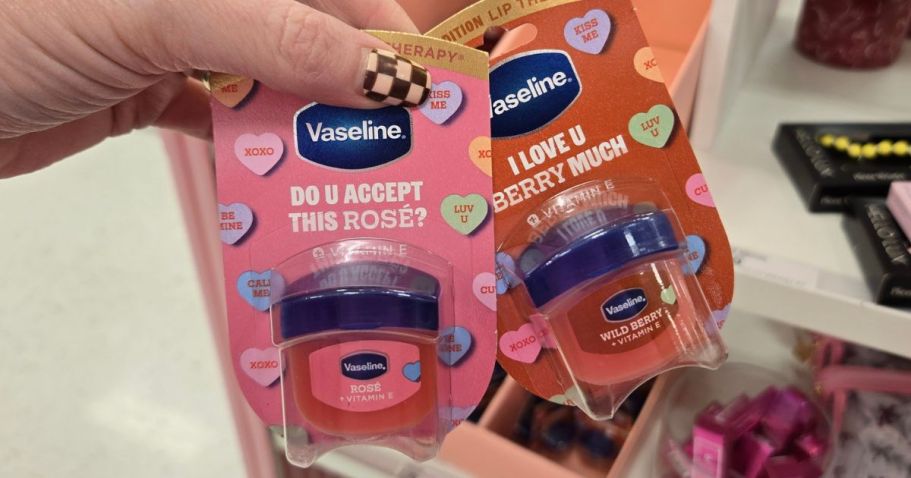 FOUR Vaseline Valentine’s Day Lip Balms Just $2 Each on Target.com