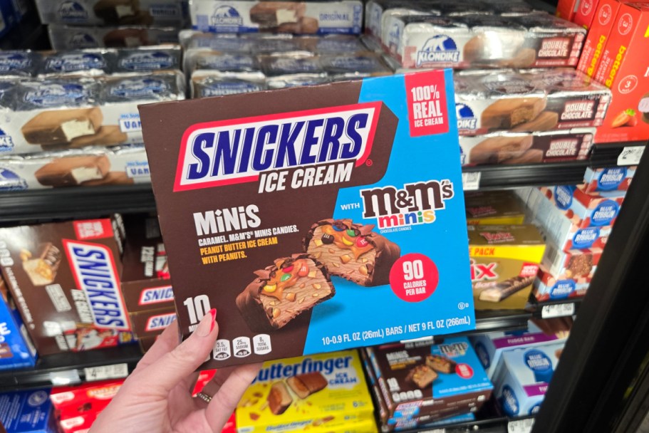 NEW Snickers Ice Cream Minis 10-Pack Just $4.67 at Walmart