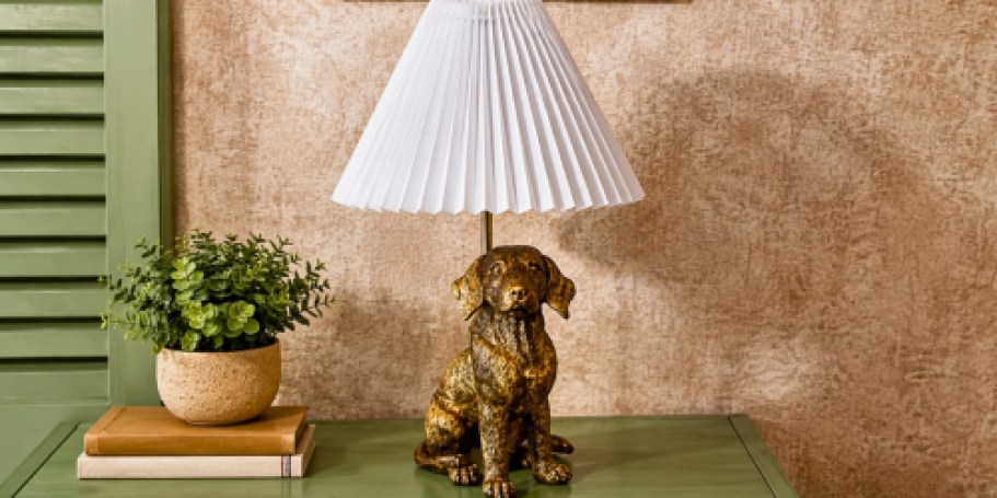 WOW! Anthropologie Inspired Brass Dog Lamp JUST $8.99 on Walmart.com (Reg. $50)