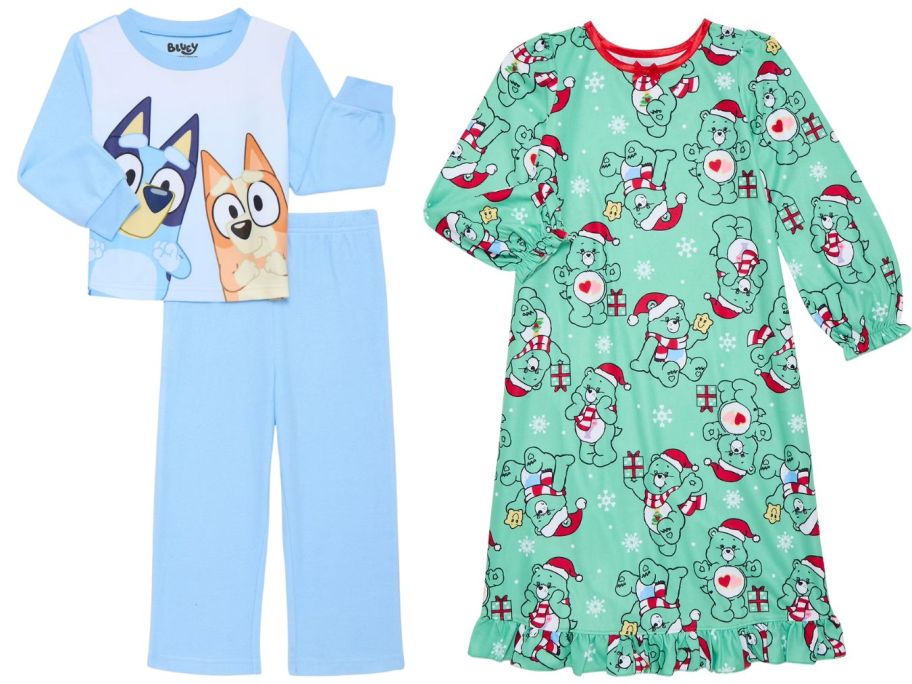 two kids pajama sets