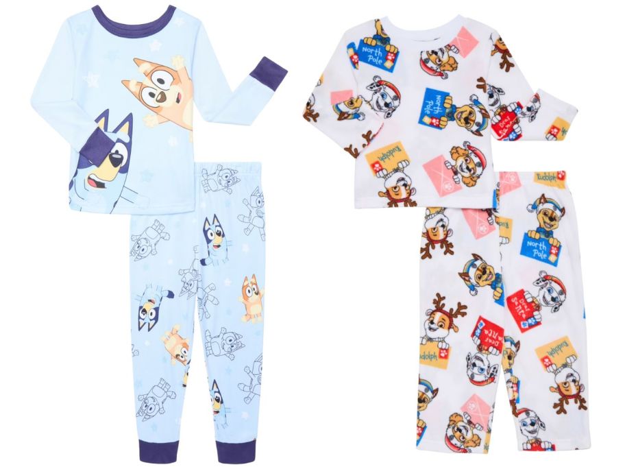 two kids pajama sets