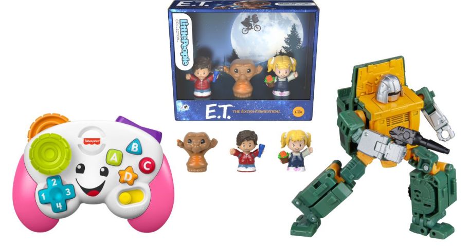 fisher price, little people, and transformers toys