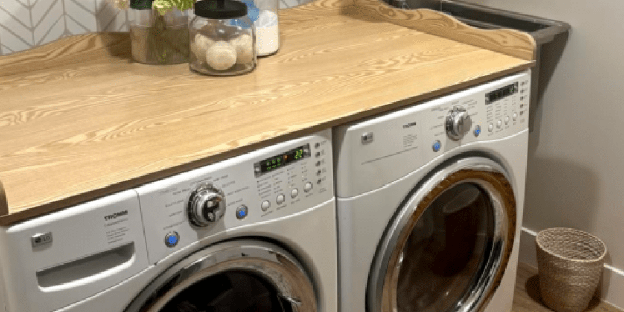 Instant Laundry Room Upgrade: 4 Affordable Washer & Dryer Countertops on Amazon