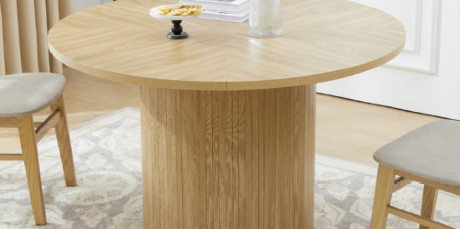 Wayfair Pedestal Dining Table Only $242.99 Shipped (West Elm Look for Hundreds LESS!)