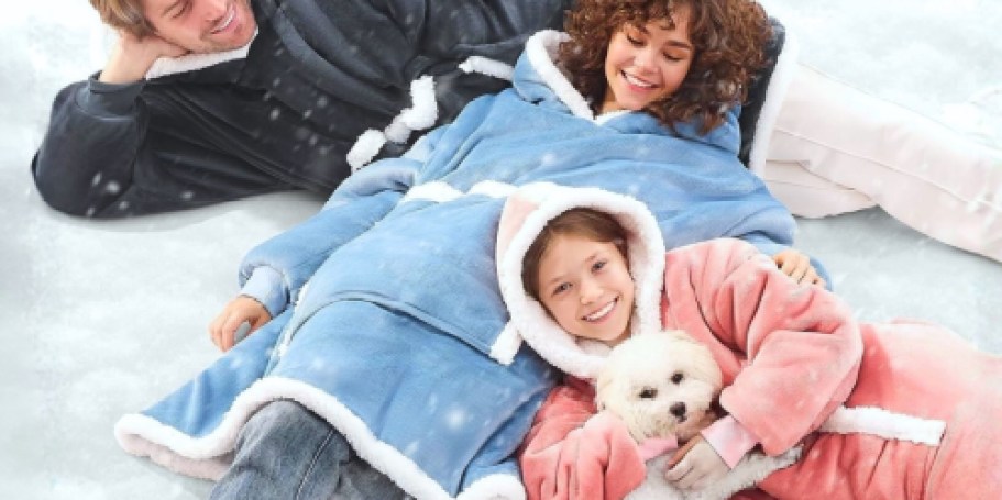 Wearable Blanket Hoodies from $8.99 on Amazon (Reg. $24)