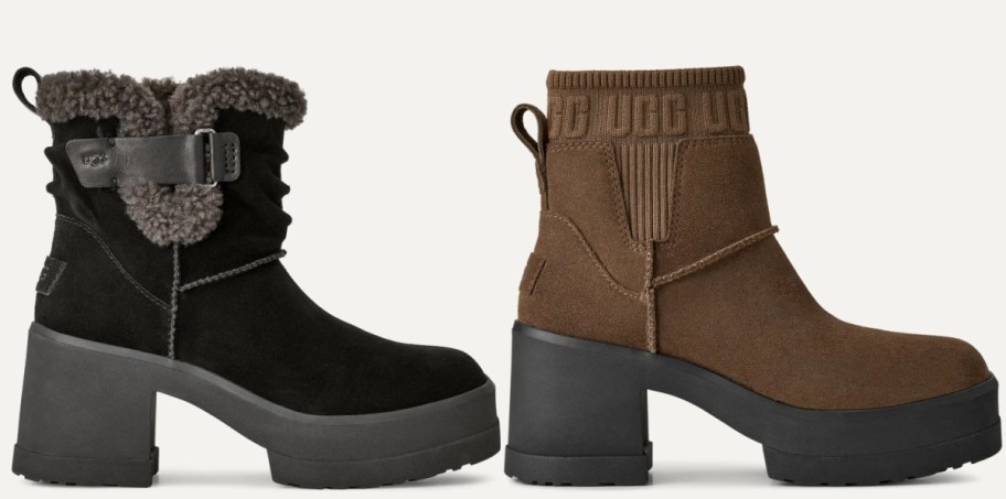 Two women's UGG boots.