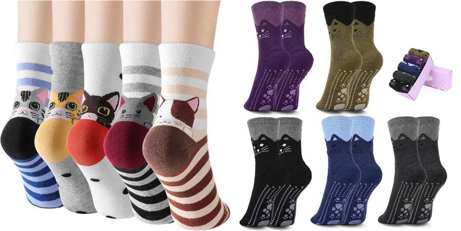 10 pairs of cat socks
