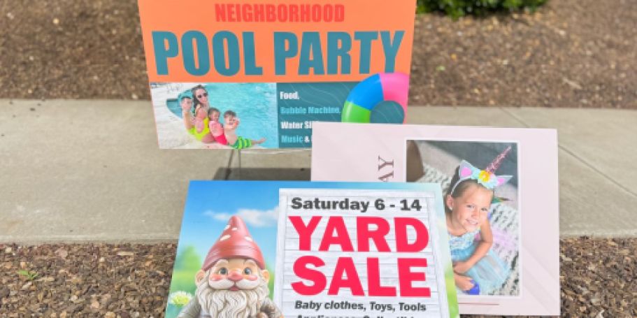 Walgreens Custom Yard Signs Just $12 (+ Clever Decor Hack!)