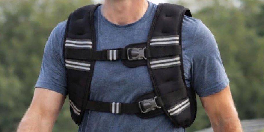 Weighted Vest Only $14.99 on Amazon (Reg. $30) | Wear It While Working Out!