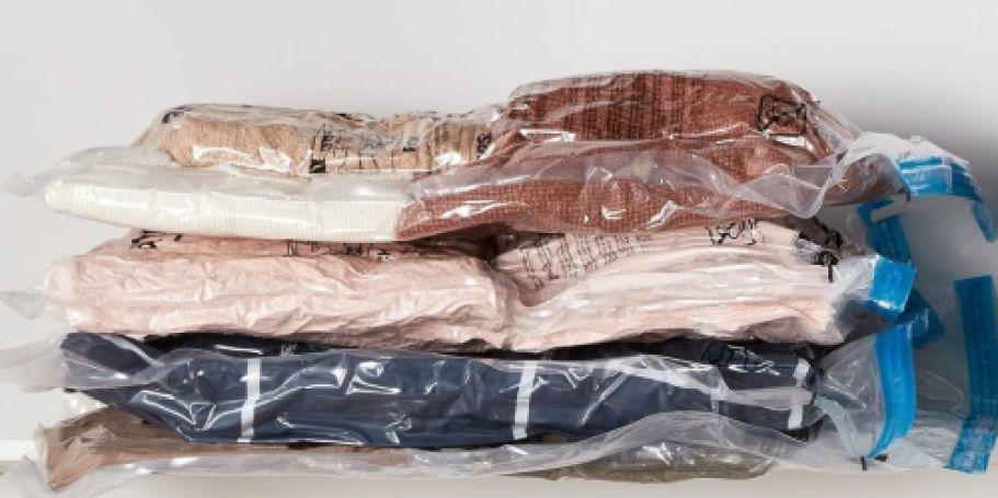 Amazon Basics Vacuum Storage Bags 6-Pack Just $10.99 Shipped for Prime Members (Reg. $21)