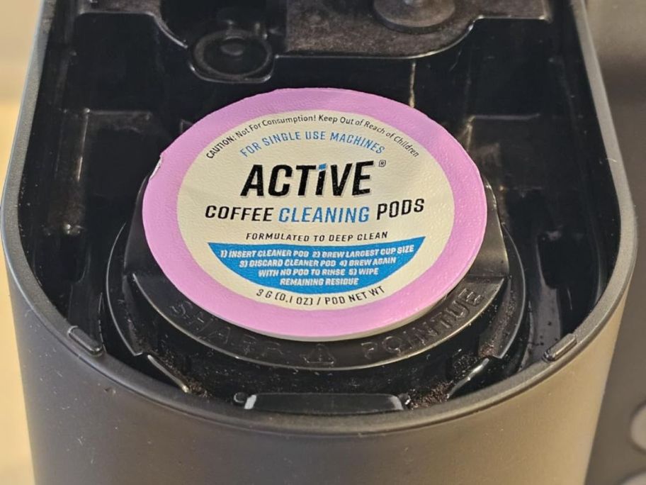ACTIVE K-Cup Compatible Keurig Cleaning Pod in keurig