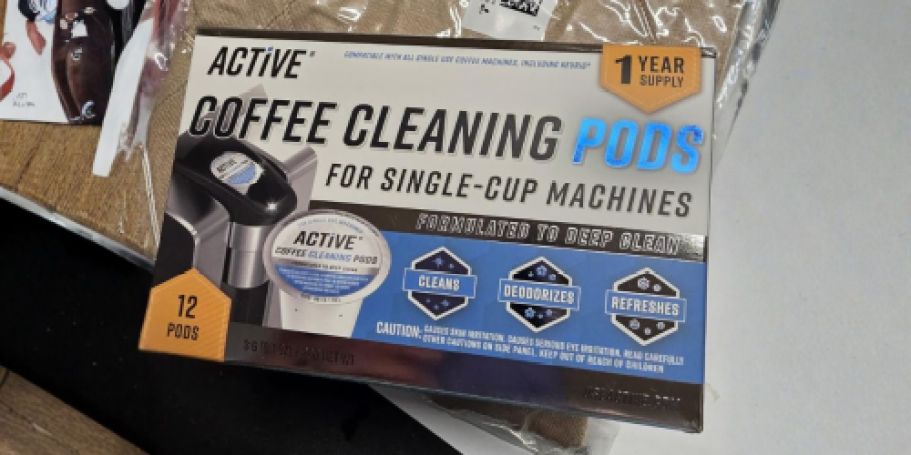 ACTIVE Coffee Maker Rinse Pods 12-Pack Just $11.96 on Amazon (Reg. $20)