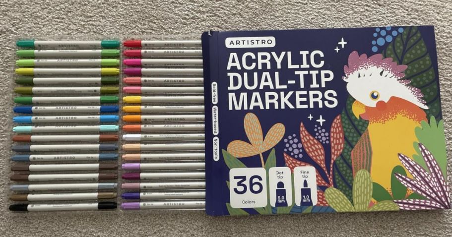 Acrylic Paint Markers 36-Pack Just $9.48 Shipped on Amazon (Reg. $22)