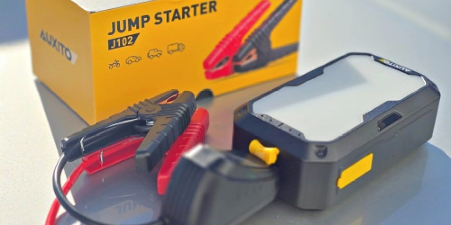 Portable Car Jump Starter w/ Light Just $18.99 Shipped on Amazon (Reg. $48)