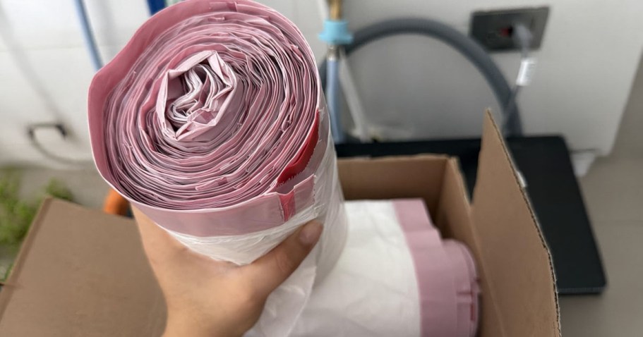 Amazon Basics 13-Gallon Trash Bags 120-Count Only $10 Shipped