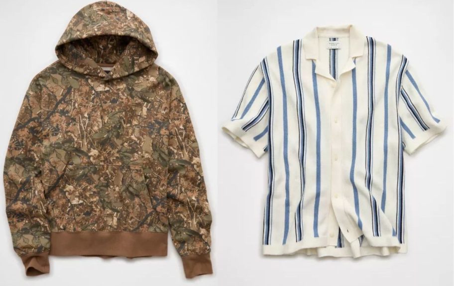 Stock images of AE hoodies and sweatshirts