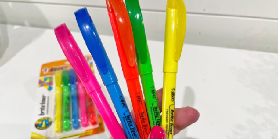 BIC Highlighters 5-Count Only $1.70 Shipped on Amazon