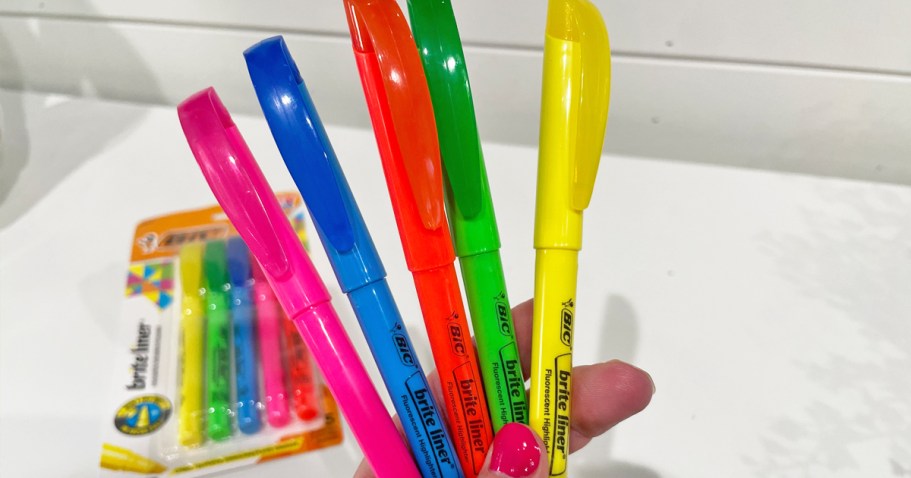 BIC Highlighters 5-Count Only $1.70 Shipped on Amazon