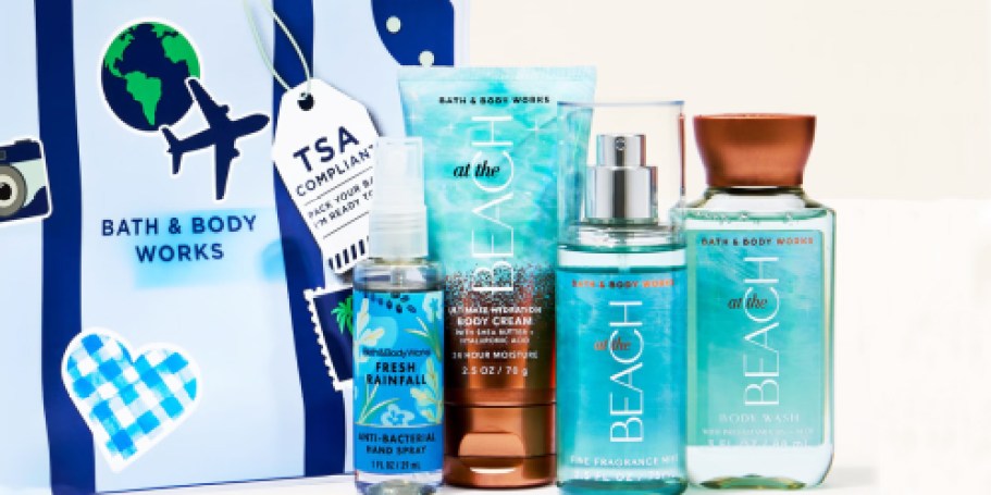 Bath & Body Works Travel Set Only $15 for Rewards Members