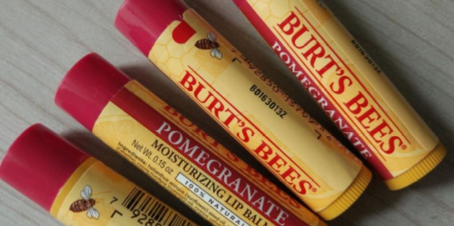 Burt’s Bees Lip Balm 4-Pack Just $5.69 Shipped on Amazon (Reg. $12)