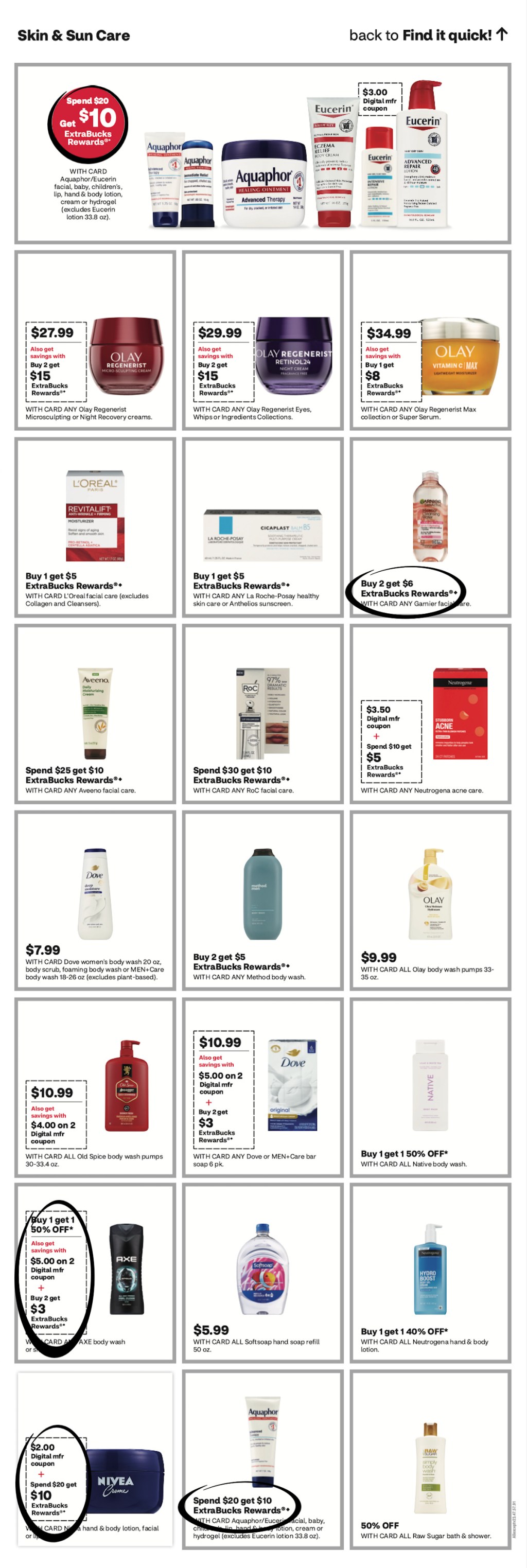 page from CVS ad