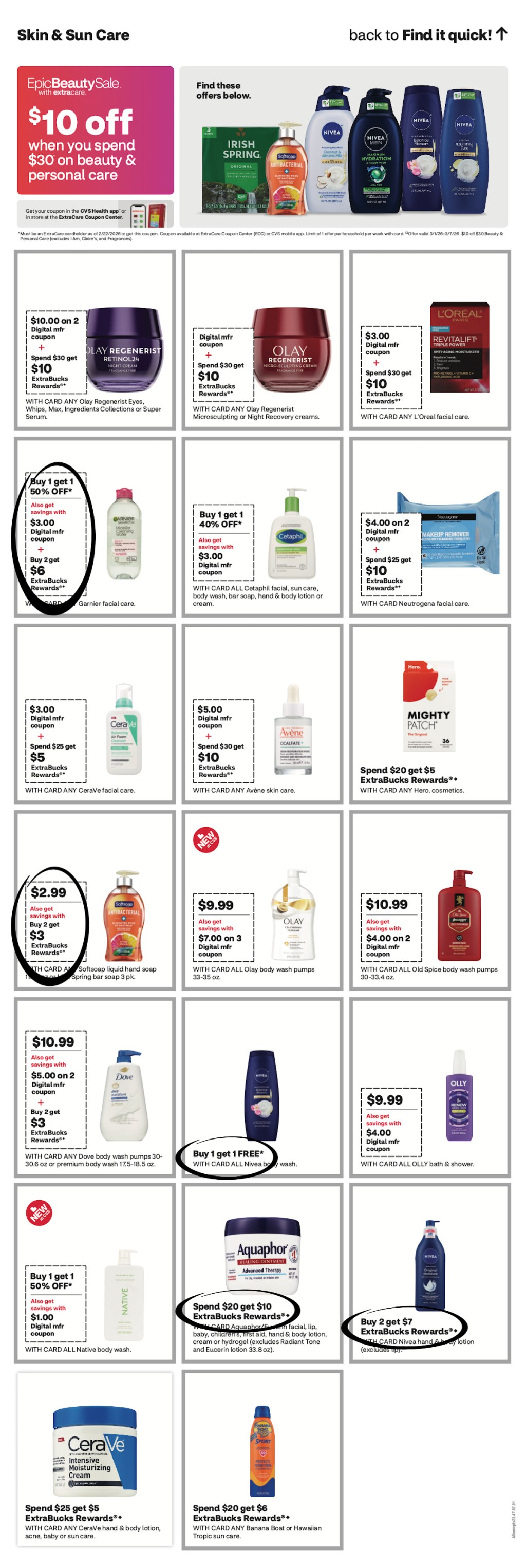 page from CVS ad